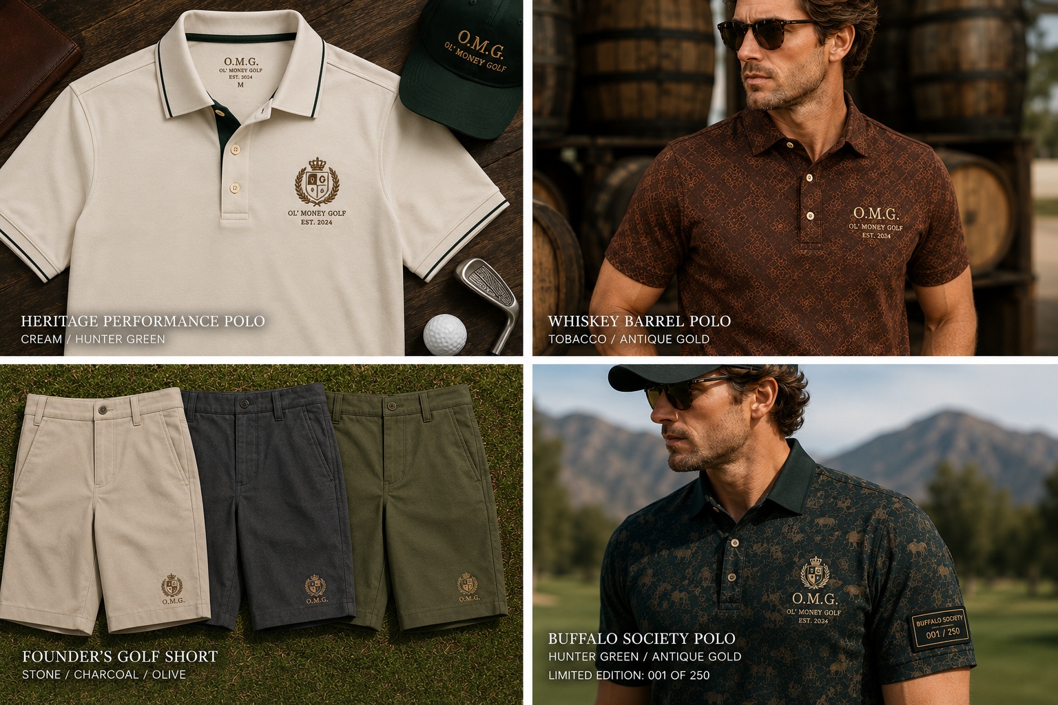 Ol' Money Golf capsule apparel collection